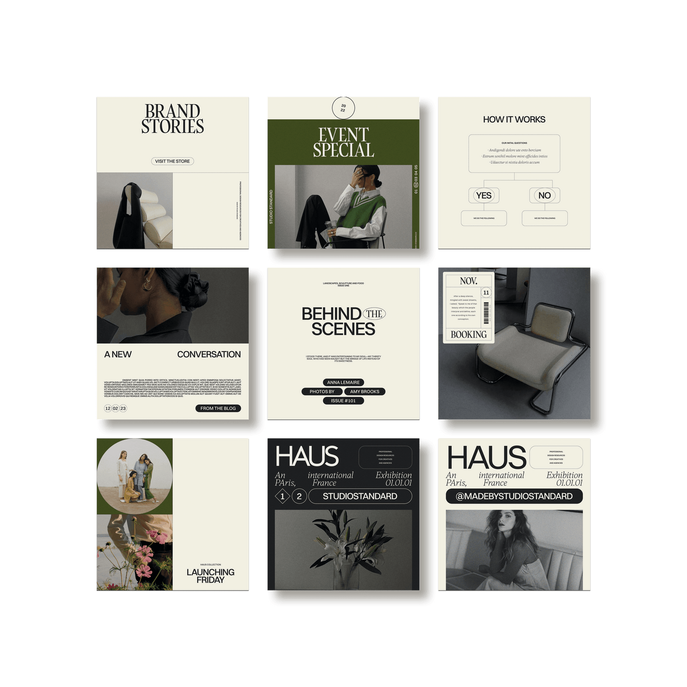 50 Sosyal Medya Sablonu (Canva)